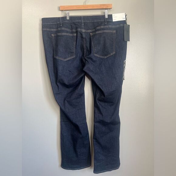 Silver jeans Elyse slim boot jeans size 24 indigo New eliminates muffin top - Picture 5 of 5